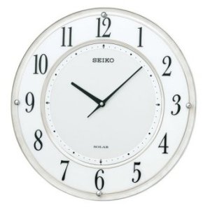 画像1: SEIKO[ セイコー]　セイコークロック　SF506W　掛時計 ソーラー 電波クロック　正規品