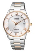 画像1: CITIZEN[シチズン] CITIZEN コレクション[シチズンコレクション]   AS1062-59　エコ・ドライブ電波時計 ペアーモデル  メンズ　正規品 (1)