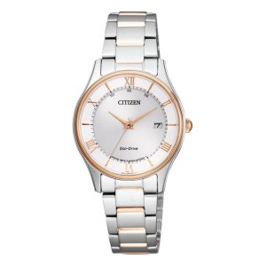 画像1: CITIZEN[シチズン] CITIZEN コレクション[シチズンコレクション]  ES0002-57A　エコ・ドライブ電波時計 ペアーモデル  レディース　正規品