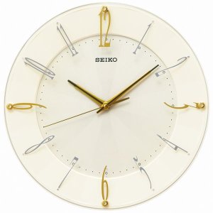 画像1: SEIKO[セイコー]　セイコークロック　KX214C　掛時計　スタンダード  電波クロック　正規品