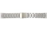 BAMBI[バンビ]　バンビメタル ブロック ワンタッチ BSB1237-S  正規品　「腕時計交換ベルト」