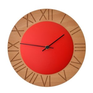 画像1: pirondini『ピロンディーニ』wall clock collection　015 Ettore_orange　正規品