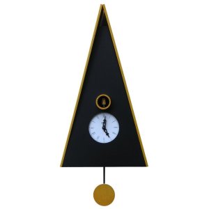 画像1: pirondini『ピロンディーニ』cuckoo clock collection　102-blackpainted-yellowroof　正規品