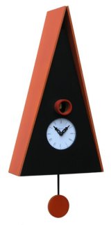 pirondini『ピロンディーニ』cuckoo clock collection　102-blackpainted-orangeroof　正規品