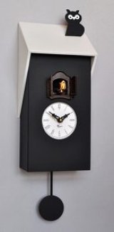 pirondini『ピロンディーニ』cuckoo clock collection　106-C-black-whiteroof　正規品