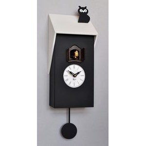 画像1: pirondini『ピロンディーニ』cuckoo clock collection　106-C-black-whiteroof　正規品