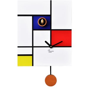 画像1: pirondini『ピロンディーニ』cuckoo clock collection　140mondrian　正規品