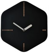 pirondini『ピロンディーニ』wall clock collection　045Hexagon_black　正規品