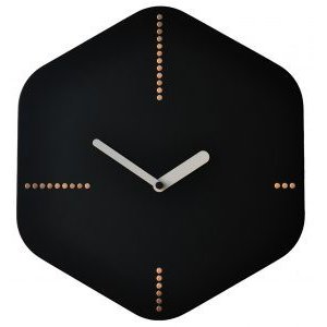 画像1: pirondini『ピロンディーニ』wall clock collection　045Hexagon_black　正規品