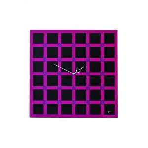 画像1: pirondini『ピロンディーニ』wall clock collection　052OpticalN2_blackfuchsia　正規品