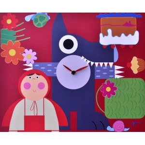 画像1: pirondini『ピロンディーニ』wall clock collection　090-Little_red_riding_hood　正規品