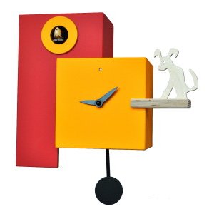 画像1: pirondini『ピロンディーニ』cuckoo clock collection　809-rosso-giallo　正規品