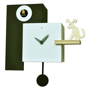 画像1: pirondini『ピロンディーニ』cuckoo clock collection　809-nero-bianco　正規品