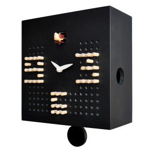 画像1: pirondini『ピロンディーニ』cuckoo clock collection　822_Black  正規品