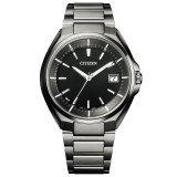 CITIZEN[シチズン]ATTESA[アテッサ]　CB3015-53E  Regular Line　エコ・ドライブ電波時計（ワールドタイム機能）ブラックチタンシリーズ　メンズ　正規品