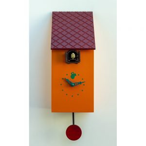 画像1: pirondini『ピロンディーニ』cuckoo clock collection　803_2000 イエローオレンジ　正規品