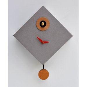 画像1: pirondini『ピロンディーニ』cuckoo clock collection 　816 ROMBINO Alluminio　正規品