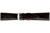 BAMBI[バンビ]　グレーシャス ワニ革(クロコダイル・マット) BWB030B　正規品　「腕時計交換ベルト」