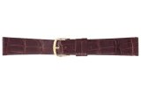 BAMBI[バンビ]　グレーシャス ワニ革(クロコダイル・シャイニング) BWB081B　正規品　「腕時計交換ベルト」