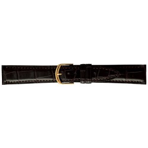 画像1: BAMBI[バンビ]　グレーシャス ワニ革(クロコダイル・マット) BWB019B　正規品　「腕時計交換ベルト」