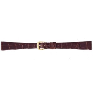 画像1: BAMBI[バンビ]　グレーシャス ワニ革(クロコダイル・シャイニング) BWB702B　正規品　「腕時計交換ベルト」
