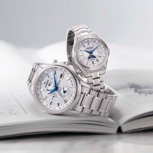 画像4: CITIZEN[シチズン]  EXCEED[エクシード] EE1010-62W　エコ・ドライブ電波時計（ワールドタイム機能） ペア　45周年記念モデル　レディスモデル   正規品