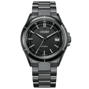 画像1: CITIZEN[シチズン]ATTESA[アテッサ] CB3035-72E    ACT Line　エコ・ドライブ電波時計 ダイレクトフライト　ブラックチタンシリーズ    メンズモデル　正規品