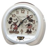 SEIKO[ セイコー]クロック　FD483C　キャラクター時計　ミッキー&フレンズ　クオーツ　レトロ調デザインがかわいい ミッキーマウスとミニーマウスの声でお目ざめ　正規品
