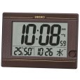 画像1: SEIKO[セイコー]　セイコークロック　SQ448B　　デジタル時計　温度・湿度表示付　電波クロック　フルオートカレンダー　正規品 (1)