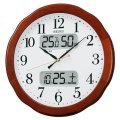 SEIKO[セイコー]　セイコークロック 　KX369B 　電波クロック　温度・湿度表示つき　正規品