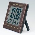 画像2: SEIKO[セイコー]　セイコークロック　SQ448B　　デジタル時計　温度・湿度表示付　電波クロック　フルオートカレンダー　正規品 (2)