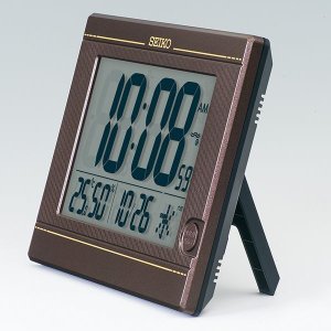 画像2: SEIKO[セイコー]　セイコークロック　SQ448B　　デジタル時計　温度・湿度表示付　電波クロック　フルオートカレンダー　正規品