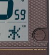 画像4: SEIKO[セイコー]　セイコークロック　SQ448B　　デジタル時計　温度・湿度表示付　電波クロック　フルオートカレンダー　正規品 (4)