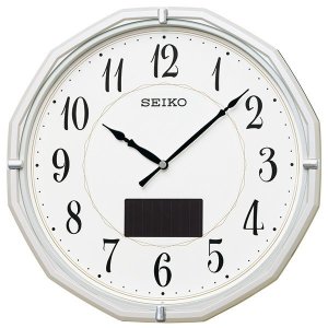 画像2: SEIKO[セイコー]　セイコークロック　SF244W　掛時計 ソーラー 電波クロック　正規品