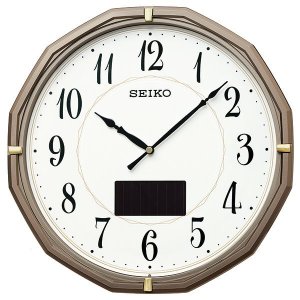 画像1: SEIKO[セイコー]　セイコークロック　SF244N　掛時計 ソーラー 電波クロック　正規品