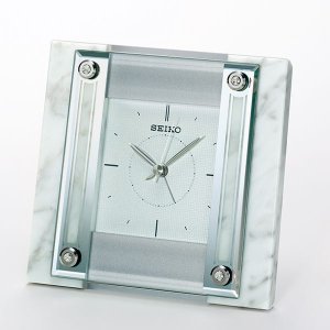 画像1: SEIKO[セイコー]　セイコークロック　QK737W　置き時計　クオーツ　正規品