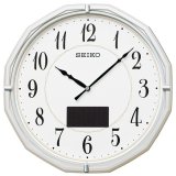 SEIKO[セイコー]　セイコークロック　SF244W　掛時計 ソーラー 電波クロック　正規品