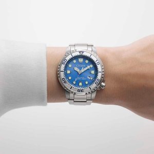 画像7: CITIZEN[シチズン]PROMASTER[プロマスター]   BN0165-55L　MARINEシリーズ   エコ・ドライブ   200m潜水用防水  メタルバンド  メンズ　 正規品