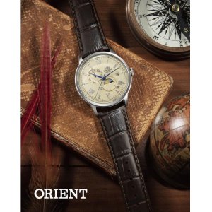 画像4: ORIENT[オリエント] CLASSIC　RN-AK0803Y　オリエントバンビーノ　サンアンドムーン　メンズ　正規品