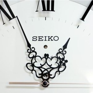 画像3: SEIKO[ セイコー]　セイコークロック　FS506W  大人ディズニー ミッキー＆ミニー　 電波クロック　掛け時計　　正規品