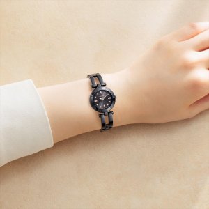 画像6: CITIZEN[シチズン] wicca[ウィッカ] KP2-647-51 　ソーラーテック 　ハーフバングル オールブラックモデル　 レディースモデル　正規品