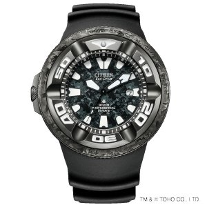 画像1: CITIZEN[シチズン]PROMASTER[プロマスター] MARINE 　BJ8056-01E　 「ゴジラ」コラボレーションモデル　世界限定2,500本　 メンズ　正規品