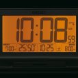 画像3: SEIKO[セイコー] セイコークロック　SQ322S　夜でも見える自動点灯　電波クロック　温湿度表示　電子音アラーム　正規品