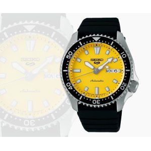 画像2: SEIKO[セイコー] 5 SPORTS [5スポーツ] SKX series　SBSA307　メカニカル　シリコンバンド　メンズモデル　正規品