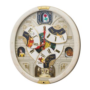 画像4: SEIKO[セイコー]　セイコークロック　FW591A　からくり時計　クオーツ　ディズニー映画「美女と野獣」をテーマにしたからくり時計　正規品