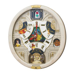 画像3: SEIKO[セイコー]　セイコークロック　FW591A　からくり時計　クオーツ　ディズニー映画「美女と野獣」をテーマにしたからくり時計　正規品