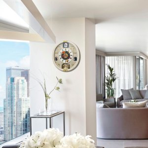 画像8: SEIKO[セイコー]　セイコークロック　FW591A　からくり時計　クオーツ　ディズニー映画「美女と野獣」をテーマにしたからくり時計　正規品