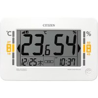 RHYTHM[リズム]　シチズン CITIZEN　8RZ240-003　電波時計　置掛け兼用　温湿度計　高精度 正規品