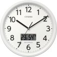 画像2: RHYTHM[リズム]　シチズン CITIZEN　8FYA05-003　電波掛け時計　温度 湿度 カレンダー 　連続秒針　 白色　 正規品 (2)