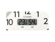 画像3: RHYTHM[リズム]　シチズン CITIZEN　8FYA06-003　電波掛け時計 　温度 湿度 　カレンダー 　連続秒針　 白色　 正規品 (3)